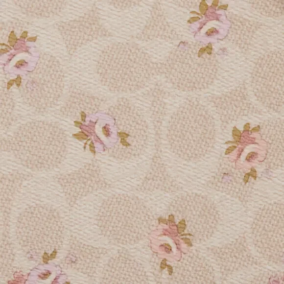 NEW Coach Notebook In Signature Canvas With Floral Print - Picture 3 of 6